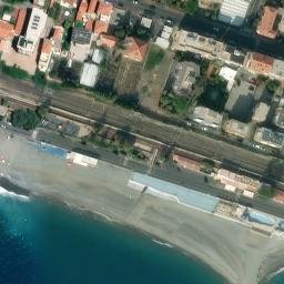 Mappa satellitare VIA MESSINA, Bordighera