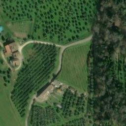 Mappa satellitare CASE SPARSE PATERNO-PODERUZZO, Pelago