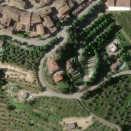 Mappa satellitare CASE SPARSE MODANE, Radda in Chianti
