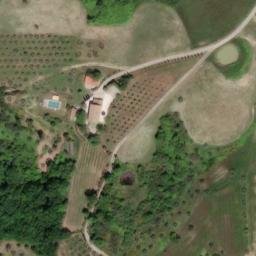 Mappa satellitare PODERE NERA CILLIERI, Volterra