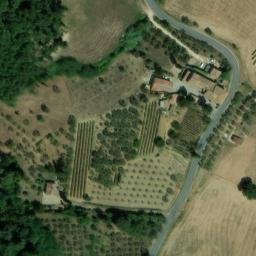 Mappa satellitare CASA CAPPELLA, Volterra