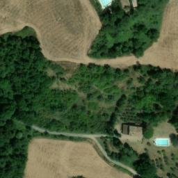 Mappa satellitare PODERE CASANOVA, Volterra