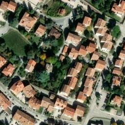 Mappa satellitare VIA UGO FOSCOLO, Gubbio