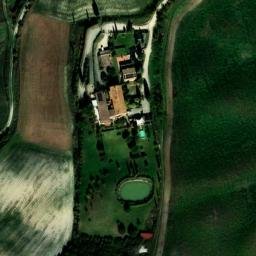 Mappa satellitare PODERE MONTERAPI, Asciano