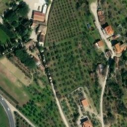 Mappa satellitare CASE SPARSE CEGLIOLO - MEZZAVIA, Cortona