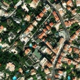 Vue satellite de Villa Bompard