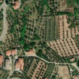 Mappa satellitare VIA DEI PROCACCI, Lucignano