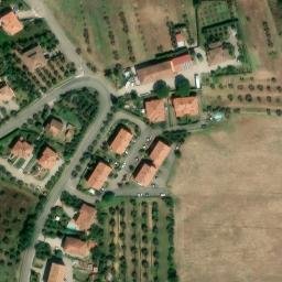 Mappa satellitare VIA AMINTORE FANFANI, Lucignano