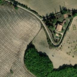 Mappa satellitare PODERE BASILICO, Radicondoli