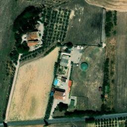 Mappa satellitare CASE SPARSE VILLA PES, Asciano