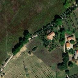 Mappa satellitare CASE SPARSE CIGNANO - BORGONUOVO, Cortona