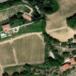 Mappa satellitare PODERE COLOMBAIO, Trequanda