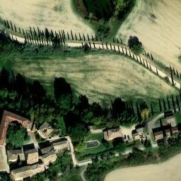 Mappa satellitare STRADA SERRAVALLE, Buonconvento