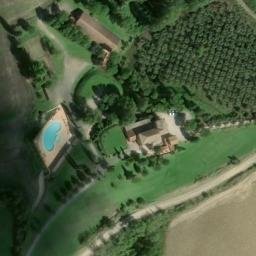 Mappa satellitare STRADA PODERE CAPRILI, Buonconvento