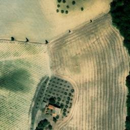Mappa satellitare PODERE CAPACCIO, Pienza