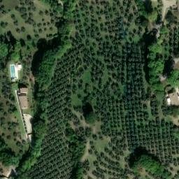 Mappa satellitare VIA BEVIGLIE, Assisi