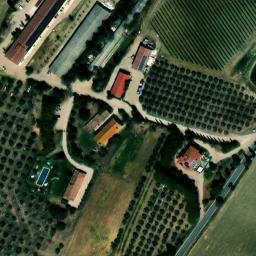 Mappa satellitare PODERE LAMONE, Pienza