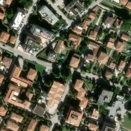 Mappa satellitare VIA TEVERE, Foligno