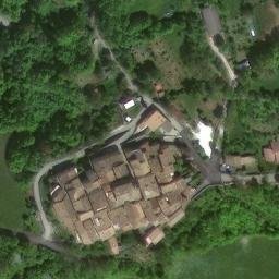Mappa satellitare CASE SPARSE CASTELVECCHIO, Preci