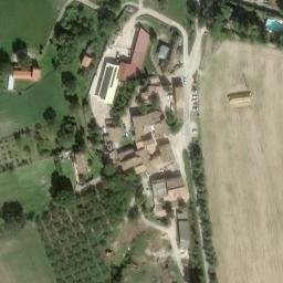 Mappa satellitare LOCALITA' LE CASE, Trevi