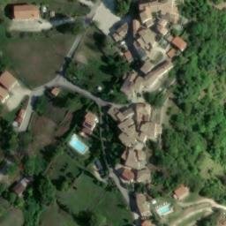 Mappa satellitare VIA CORNILLO, Vallo di Nera