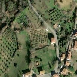 Mappa satellitare CASE SPARSE SANELLI, Scansano