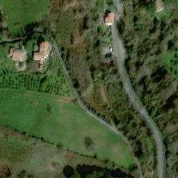 Mappa satellitare CASE SPARSE CANETO, Scansano
