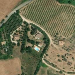 Mappa satellitare VOCABOLO PIAGGE, Baschi