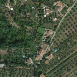 Mappa satellitare VIA MONTE MORGI, Calcata