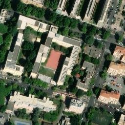 Mappa satellitare PIAZZA DEGLI EUGANEI, Roma