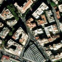 Mappa satellitare VIA RAFFAELE CAVERNI, Roma
