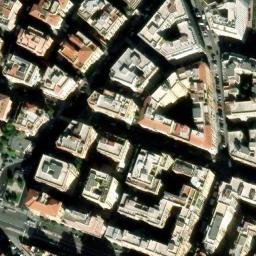 Mappa satellitare PIAZZA LECCE, Roma