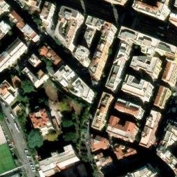 Mappa satellitare VIA PAVIA, Roma