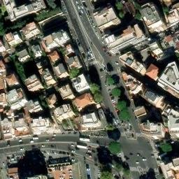 Mappa satellitare VIA AZONE, Roma