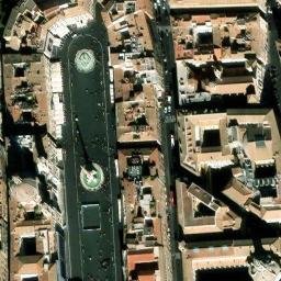 Mappa satellitare PIAZZA MADAMA, Roma