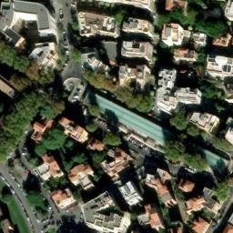Mappa satellitare LARGO MESIA, Roma