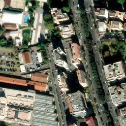 Mappa satellitare VIA ANGELO BATTELLI, Roma