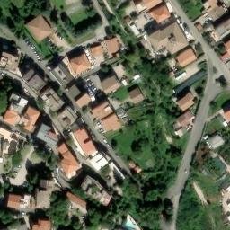 Mappa satellitare VIA DEI CASTANI, Fiuggi