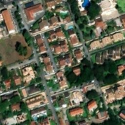 Mappa satellitare VIA LAGUNDO, Roma