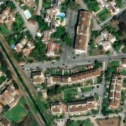 Mappa satellitare VIA MALOSCO, Roma