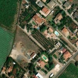 Mappa satellitare VIA PREDAPPIO, Pomezia