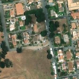 Mappa satellitare VIA MELFA, Pomezia