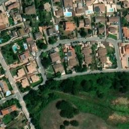 Mappa satellitare VIA SASSARI, Ardea
