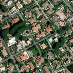 Mappa satellitare VIA DEGLI IRIS, Anzio
