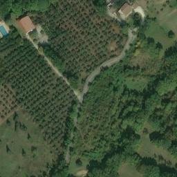 Mappa satellitare VIA COLLE BRALLE, Fontegreca