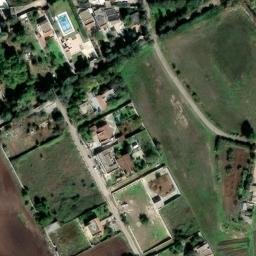 Mappa satellitare VIA GIACOMO BRUCE, Lecce