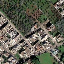 Mappa satellitare VIA UGO FOSCOLO, Lizzanello
