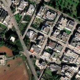 Mappa satellitare VIA EUGENIO MONTALE, Lizzanello