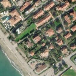 Mappa satellitare LUNGOMARE DI PONENTE, Ascea