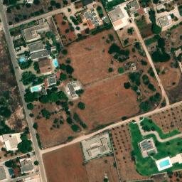 Mappa satellitare VIA RIMINI, Racale